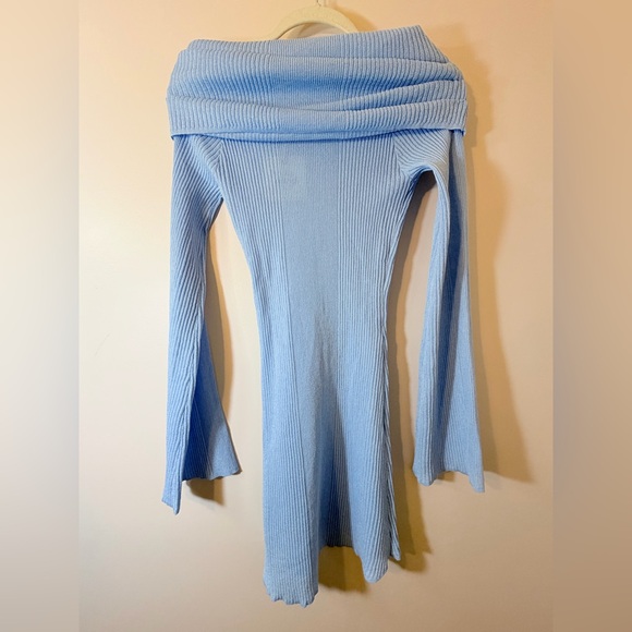 NWT SEROYA Galli Mini Dress in Powder Blue, size S - Picture 4 of 7